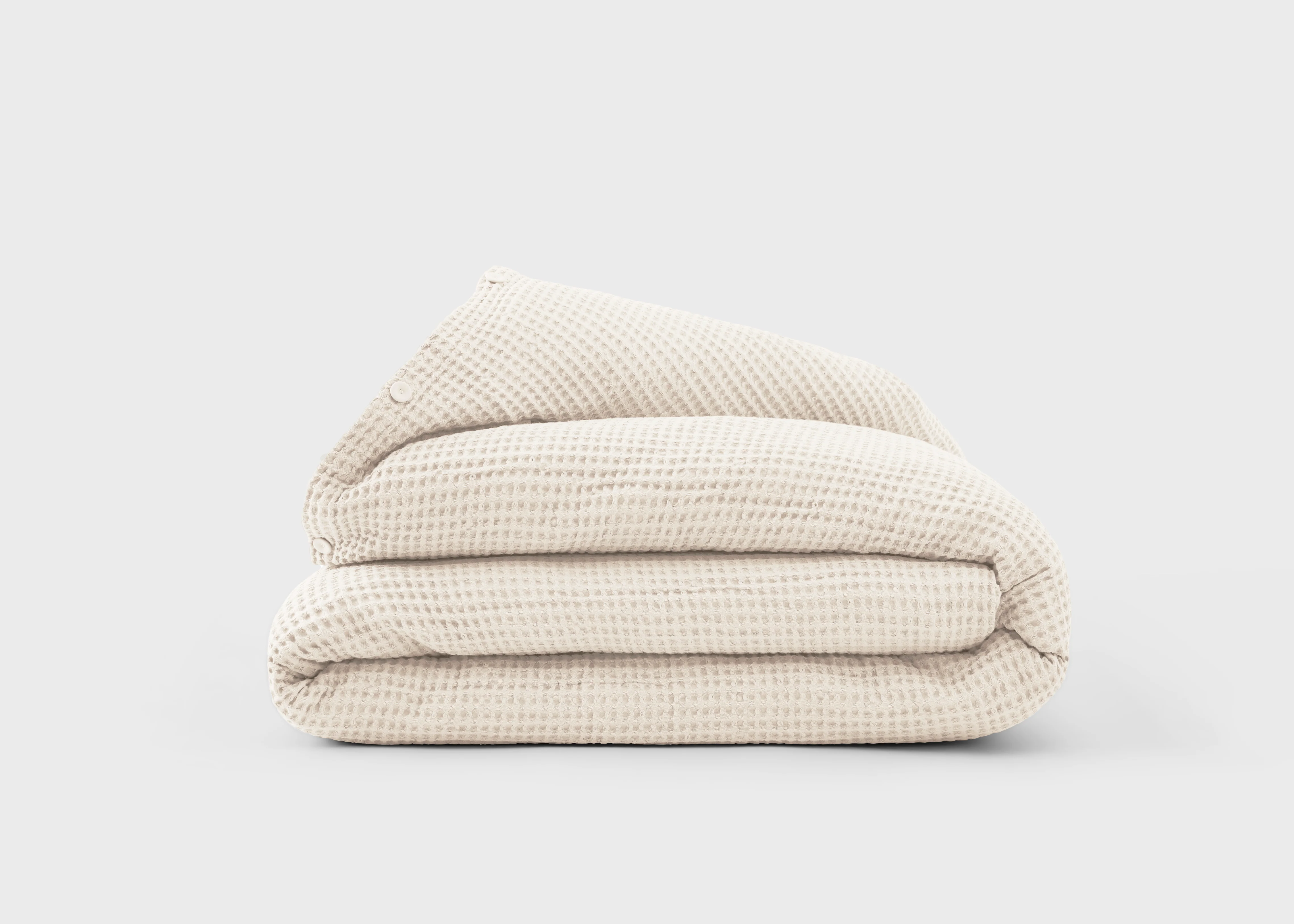 Waffle Cotton Duvet Cover - Image 3
