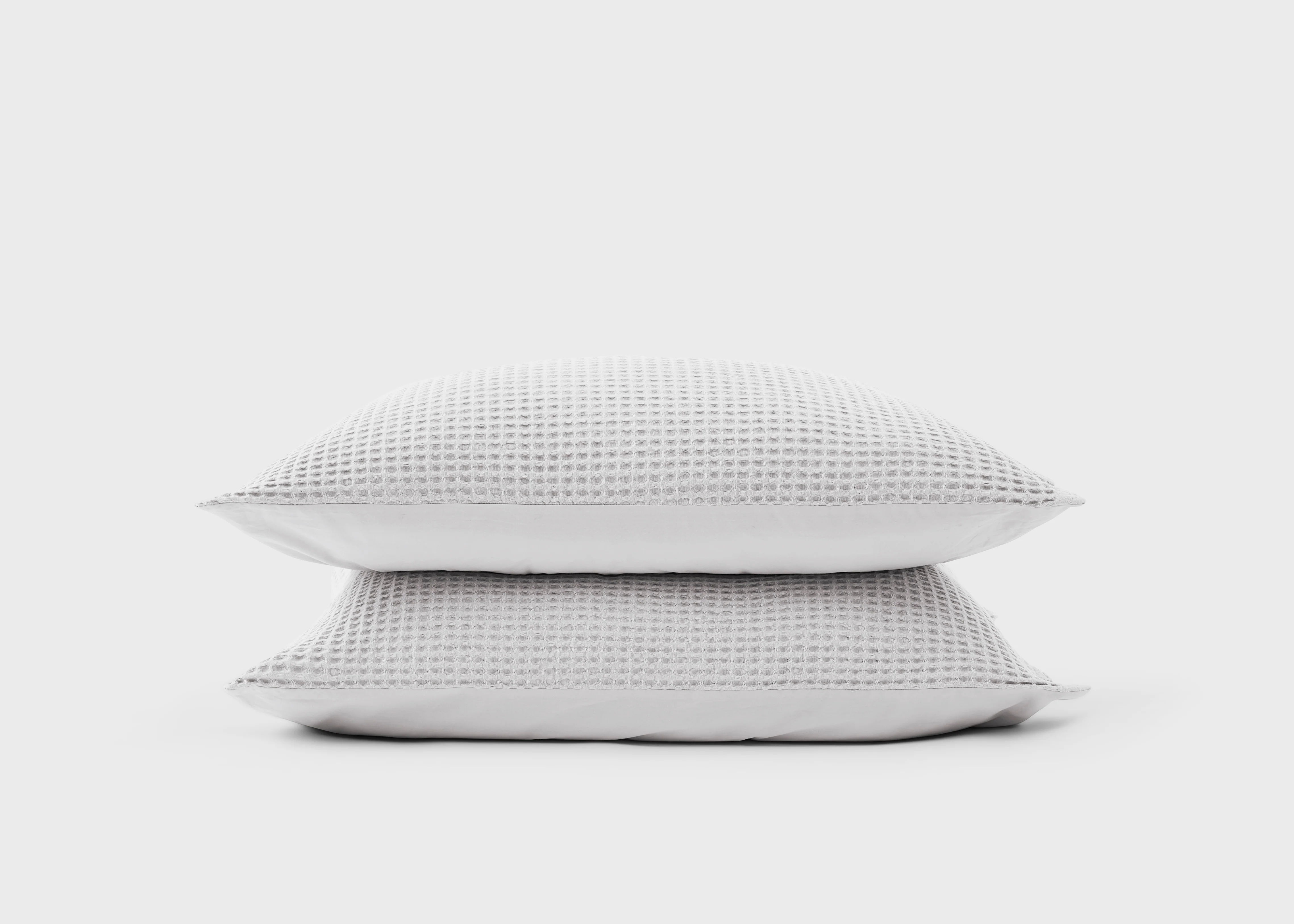 Waffle Cotton Pillowcase Pair - Image 3