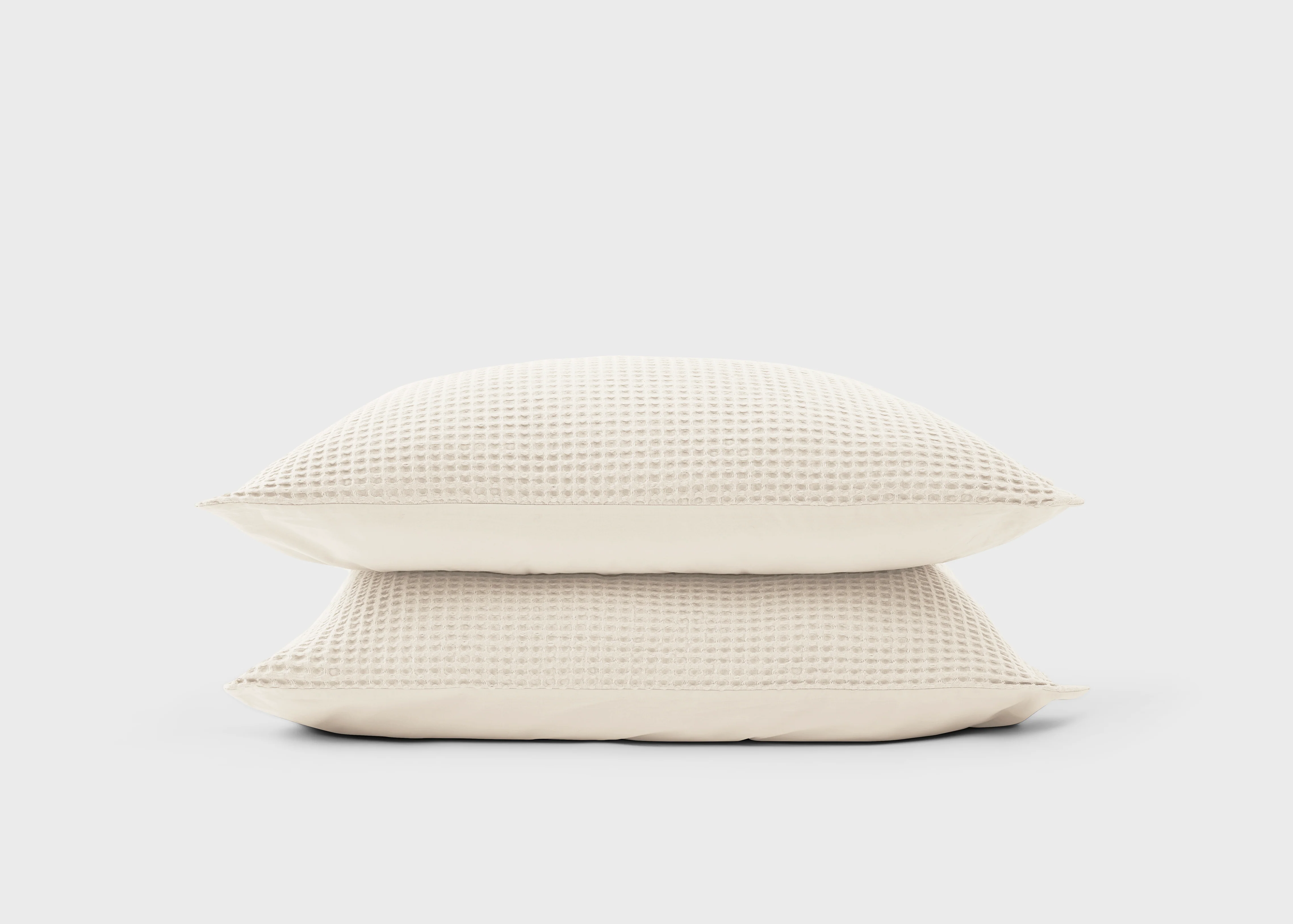 Waffle Cotton Pillowcase Pair - Image 4